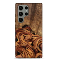 Galaxy S23 Ultra Wood Live Edge Phone Case - Eugine (Red, 742579)