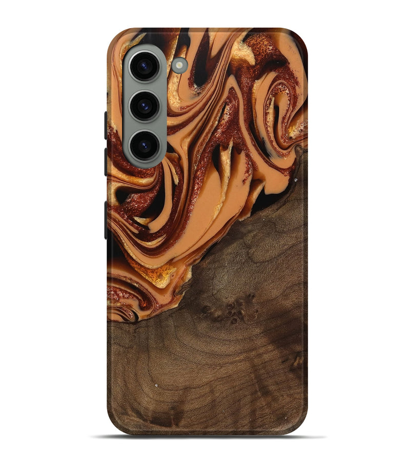 Galaxy S23 Plus Wood Live Edge Phone Case - Ludie (Red, 742580)