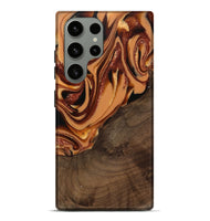 Galaxy S23 Ultra Wood Live Edge Phone Case - Ludie (Red, 742580)