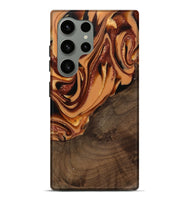 Galaxy S24 Ultra Wood Live Edge Phone Case - Ludie (Red, 742580)