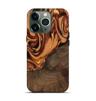 iPhone 13 Pro Wood Live Edge Phone Case - Ludie (Red, 742580)