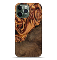 iPhone 13 Pro Max Wood Live Edge Phone Case - Ludie (Red, 742580)