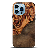 iPhone 14 Pro Max Wood Live Edge Phone Case - Ludie (Red, 742580)