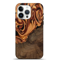 iPhone 15 Pro Max Wood Live Edge Phone Case - Ludie (Red, 742580)