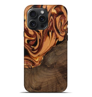 iPhone 16 Pro Max Wood Live Edge Phone Case - Ludie (Red, 742580)