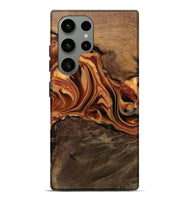 Galaxy S23 Ultra Wood Live Edge Phone Case - Ivie (Red, 742581)