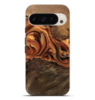 Pixel 9 Pro XL Wood Live Edge Phone Case - Ivie (Red, 742581)