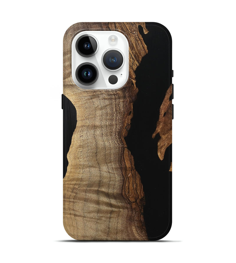 iPhone 15 Pro Wood Live Edge Phone Case - Metri (Wood Burl, 742586)