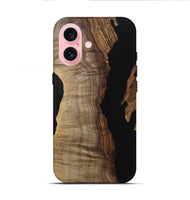 iPhone 16 Wood Live Edge Phone Case - Metri (Wood Burl, 742586)