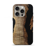 iPhone 16 Pro Wood Live Edge Phone Case - Metri (Wood Burl, 742586)