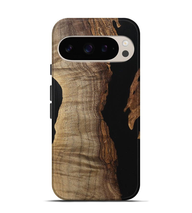 Pixel 9 Pro Wood Live Edge Phone Case - Metri (Wood Burl, 742586)