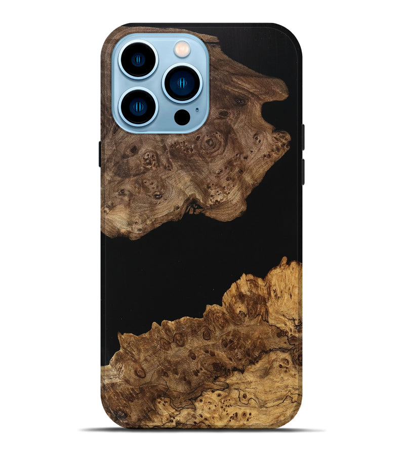 iPhone 14 Pro Max Wood Live Edge Phone Case - Susi (Wood Burl, 742587)