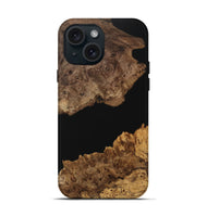 iPhone 15 Wood Live Edge Phone Case - Susi (Wood Burl, 742587)