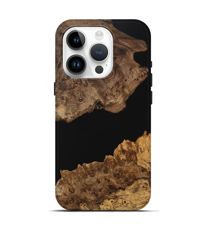 iPhone 15 Pro Wood Live Edge Phone Case - Susi (Wood Burl, 742587)