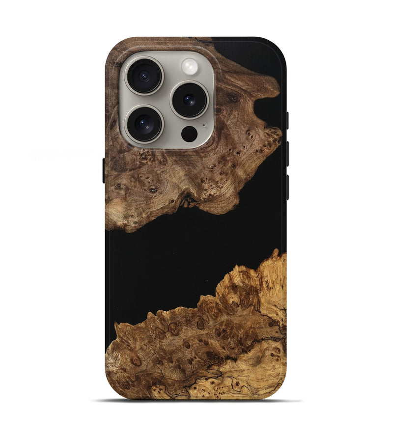 iPhone 16 Pro Wood Live Edge Phone Case - Susi (Wood Burl, 742587)