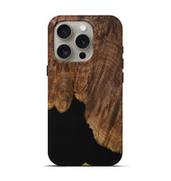 iPhone 16 Pro Wood Live Edge Phone Case - Bess (Wood Burl, 742590)