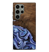 Galaxy S23 Ultra Wood Live Edge Phone Case - Livia (Blue, 742595)