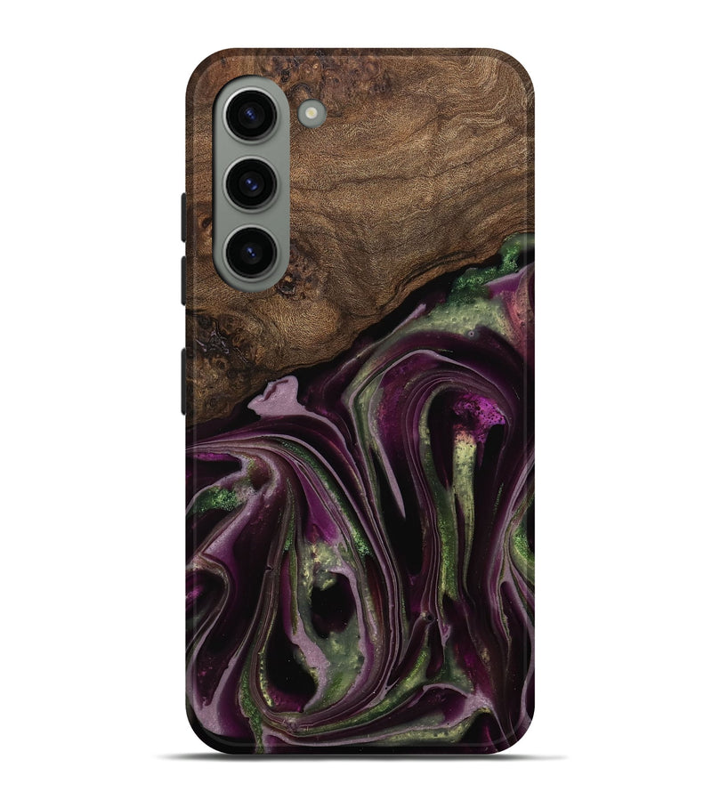 Galaxy S23 Plus Wood Live Edge Phone Case - Marilou (Purple, 742600)