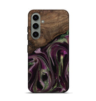 Galaxy S24 Wood Live Edge Phone Case - Marilou (Purple, 742600)