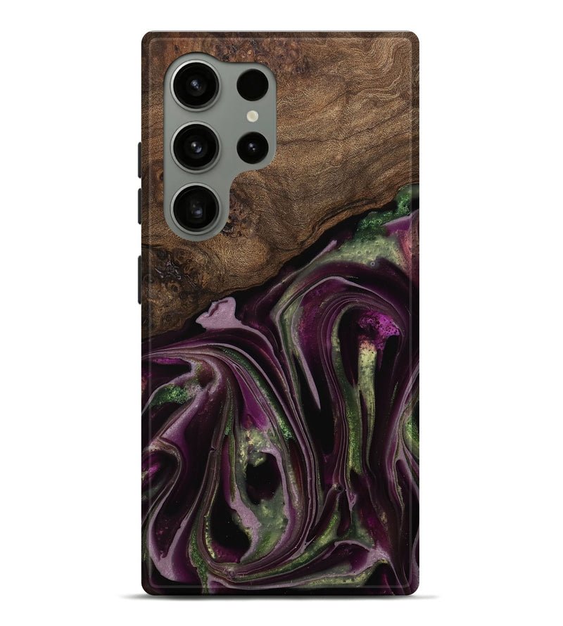 Galaxy S24 Ultra Wood Live Edge Phone Case - Marilou (Purple, 742600)