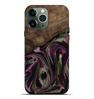 iPhone 13 Pro Max Wood Live Edge Phone Case - Marilou (Purple, 742600)