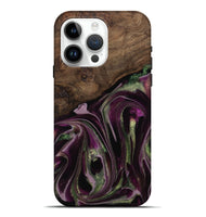 iPhone 15 Pro Max Wood Live Edge Phone Case - Marilou (Purple, 742600)