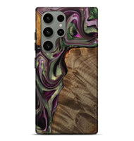 Galaxy S23 Ultra Wood Live Edge Phone Case - Maroun (Purple, 742601)