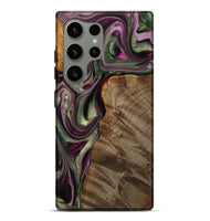 Galaxy S24 Ultra Wood Live Edge Phone Case - Maroun (Purple, 742601)