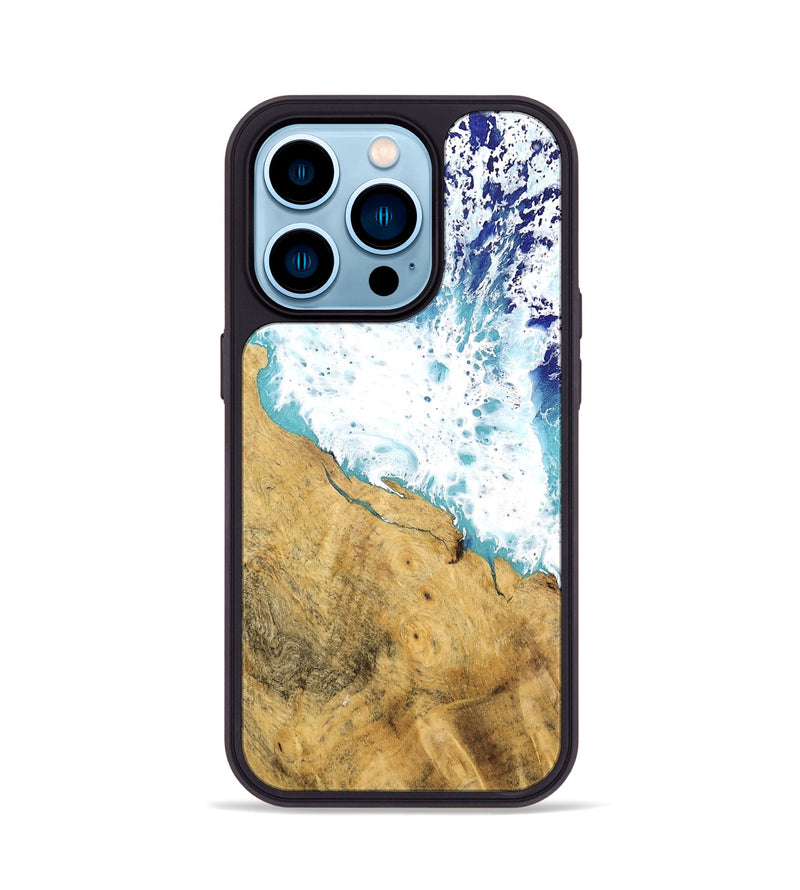 iPhone 14 Pro Wood Phone Case - Leslee (Coastal, 742626)