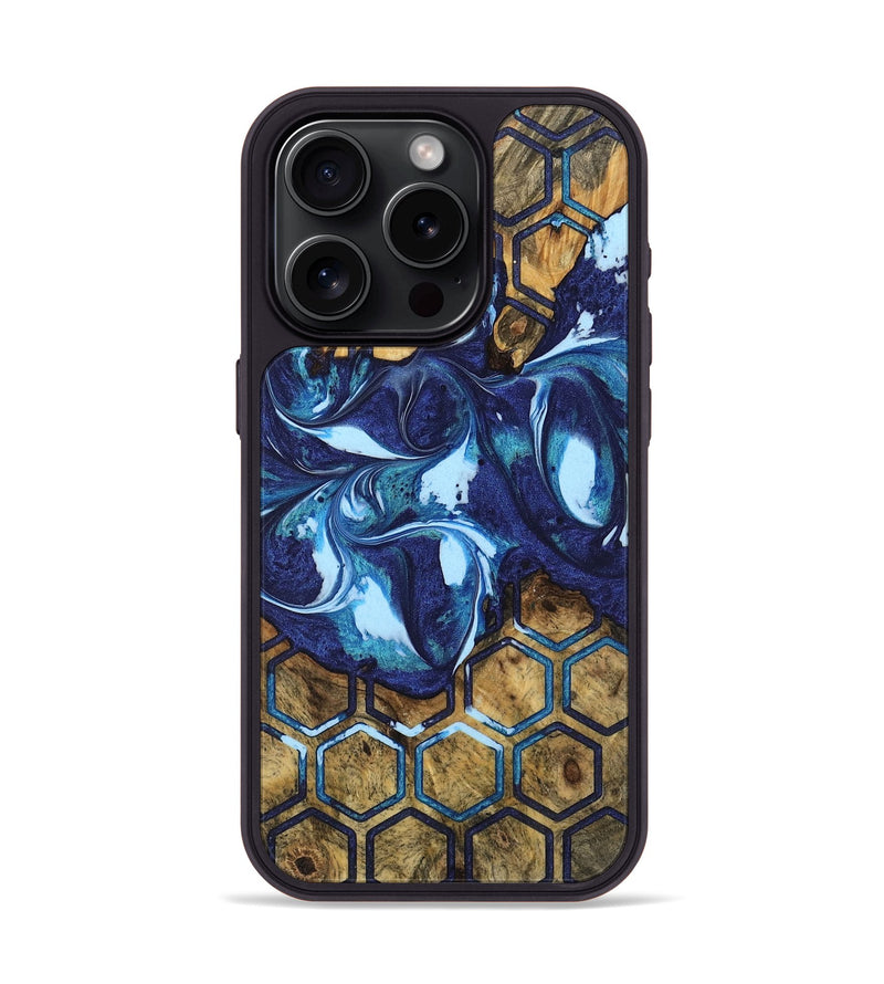 iPhone 15 Pro Wood Phone Case - Jasmyne (Pattern, 742650)