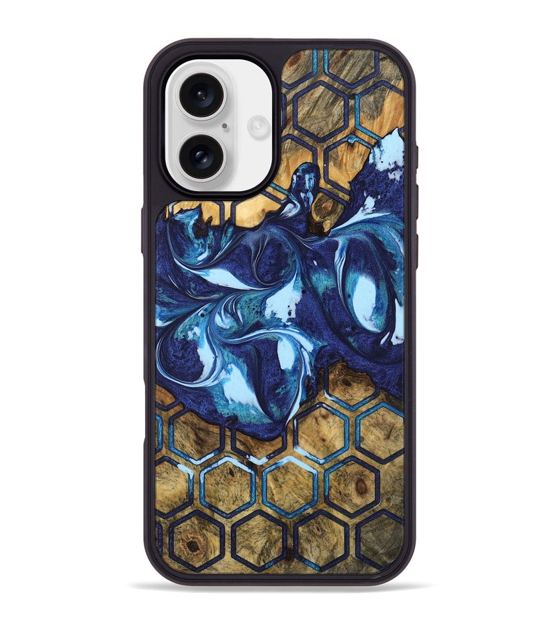 iPhone 16 Plus Wood Phone Case - Jasmyne (Pattern, 742650)