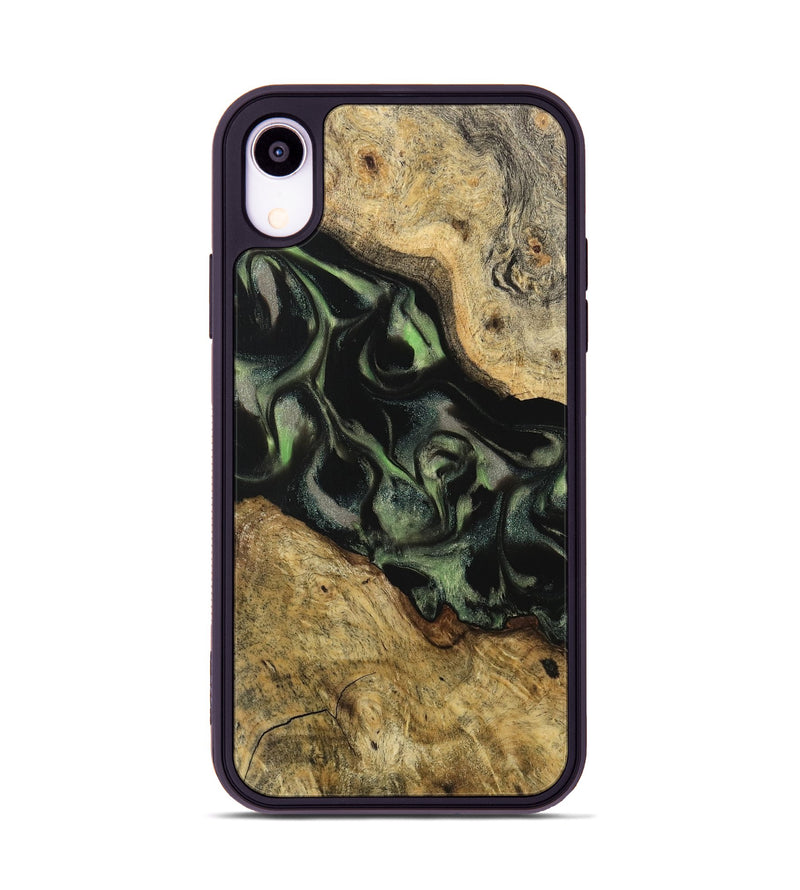 iPhone Xr Wood Phone Case - Juditha (Green, 742654)