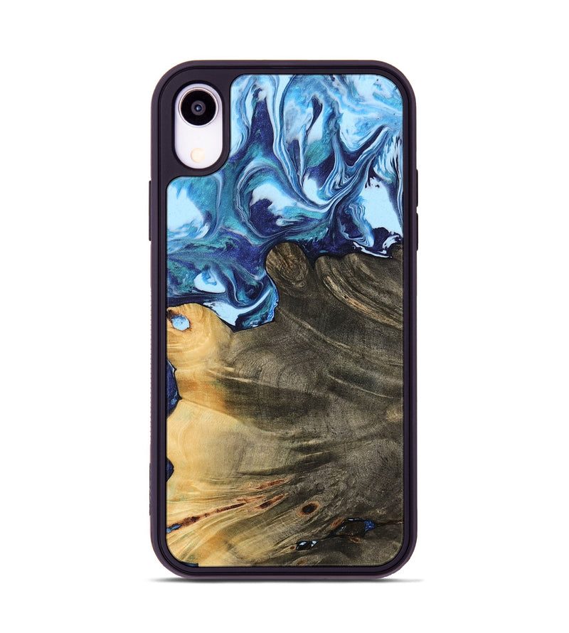 iPhone Xr Wood Phone Case - Monta (Blue, 742684)