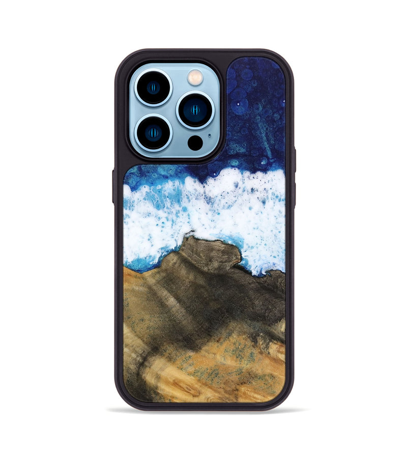 iPhone 14 Pro Wood Phone Case - Amalee (Coastal, 742724)