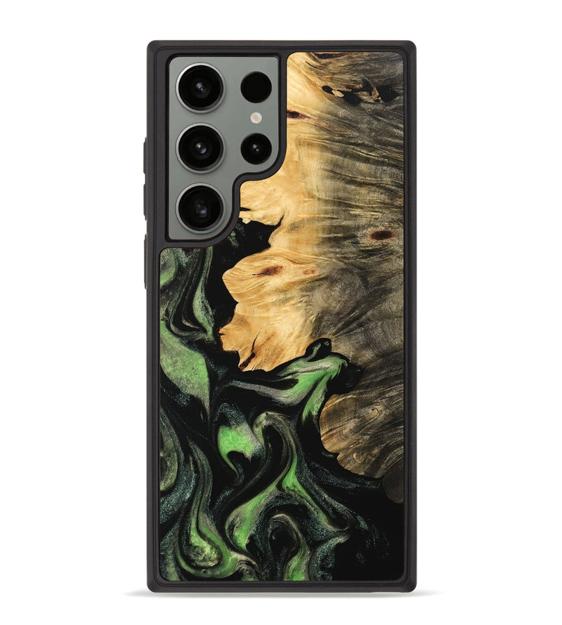 Galaxy S23 Ultra Wood Phone Case - Ellette (Green, 742774)