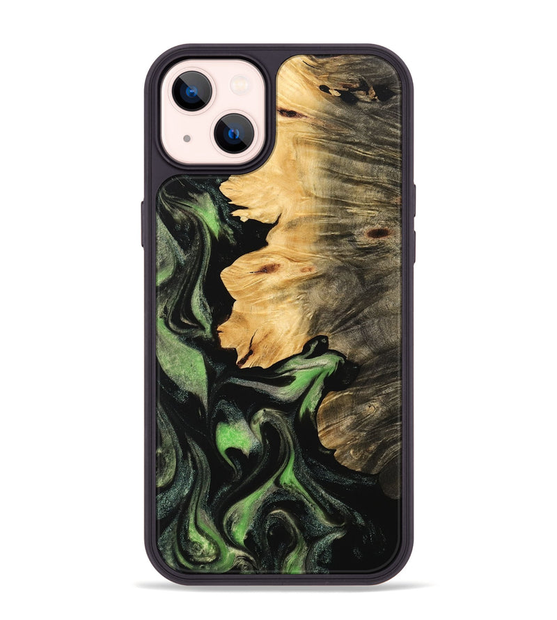 iPhone 14 Plus Wood Phone Case - Ellette (Green, 742774)