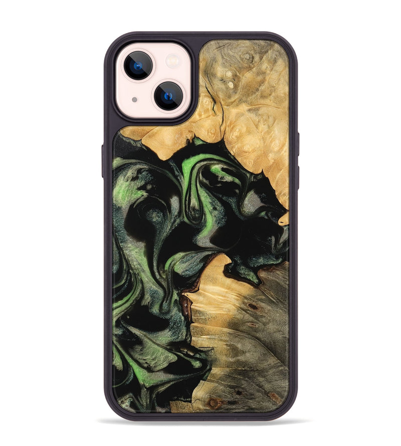 iPhone 14 Plus Wood Phone Case - Janaya (Green, 742811)