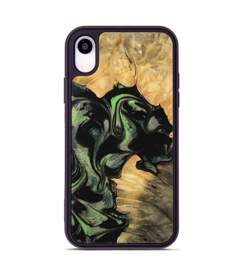 iPhone Xr Wood Phone Case - Janaya (Green, 742811)