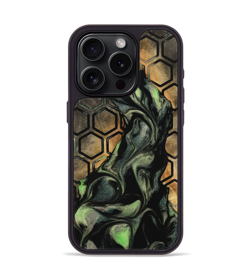 iPhone 15 Pro Wood Phone Case - Rhea (Pattern, 742812)