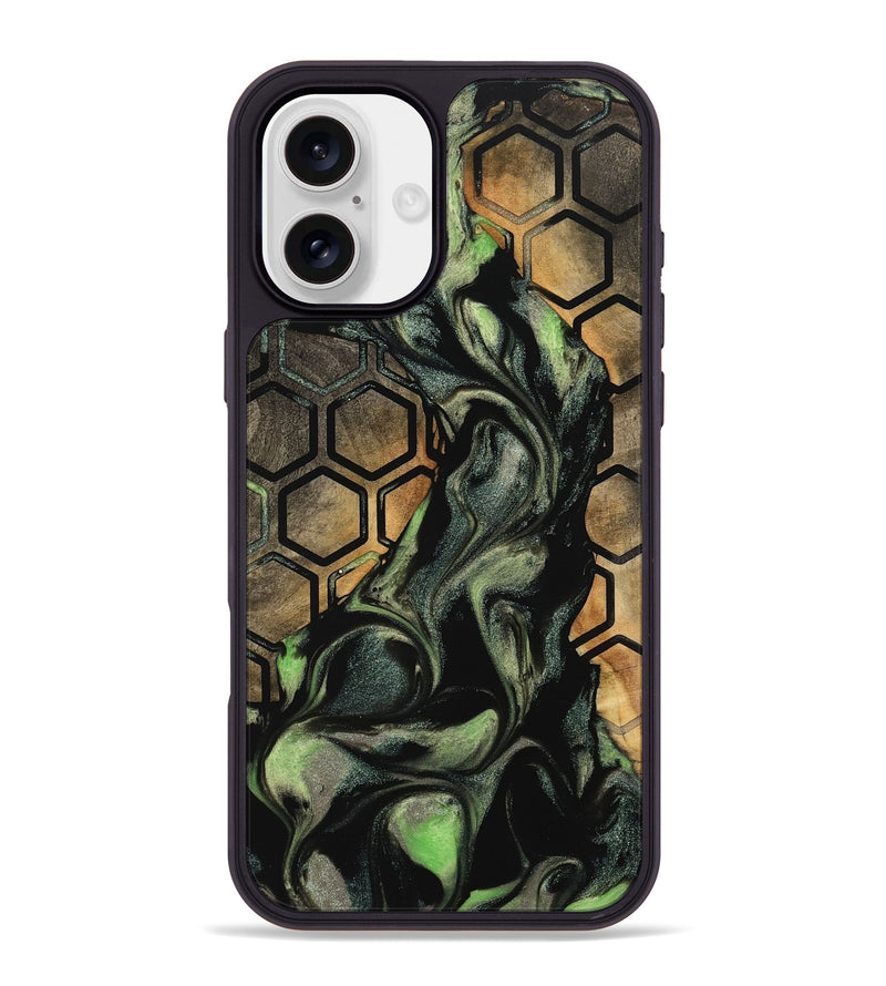 iPhone 16 Plus Wood Phone Case - Rhea (Pattern, 742812)