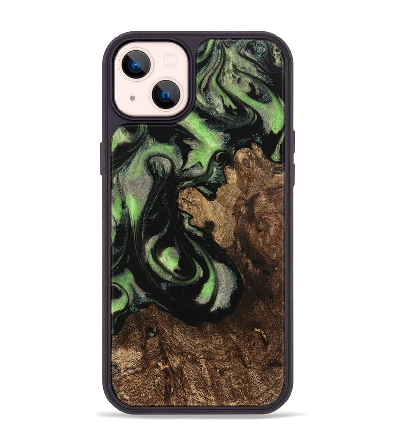 iPhone 14 Plus Wood Phone Case - Wilfrid (Green, 742814)