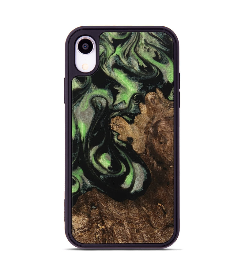 iPhone Xr Wood Phone Case - Wilfrid (Green, 742814)