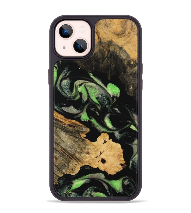 iPhone 14 Plus Wood Phone Case - Amarion (Green, 742815)