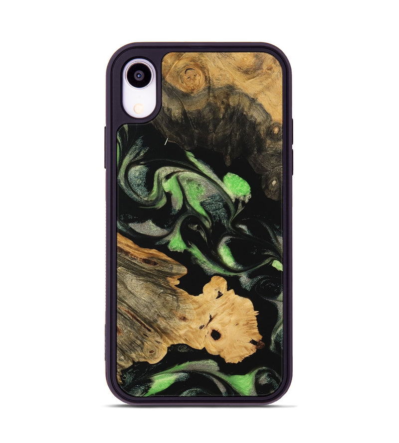 iPhone Xr Wood Phone Case - Amarion (Green, 742815)