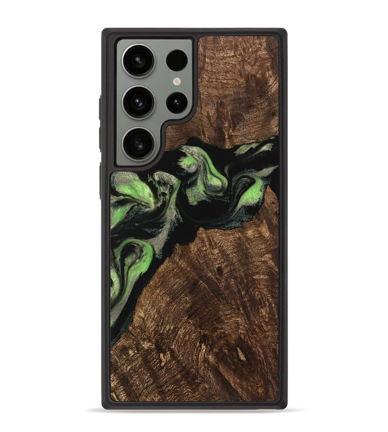 Galaxy S23 Ultra Wood Phone Case - Richie (Green, 742821)