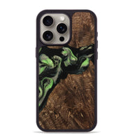 iPhone 15 Pro Max Wood Phone Case - Richie (Green, 742821)