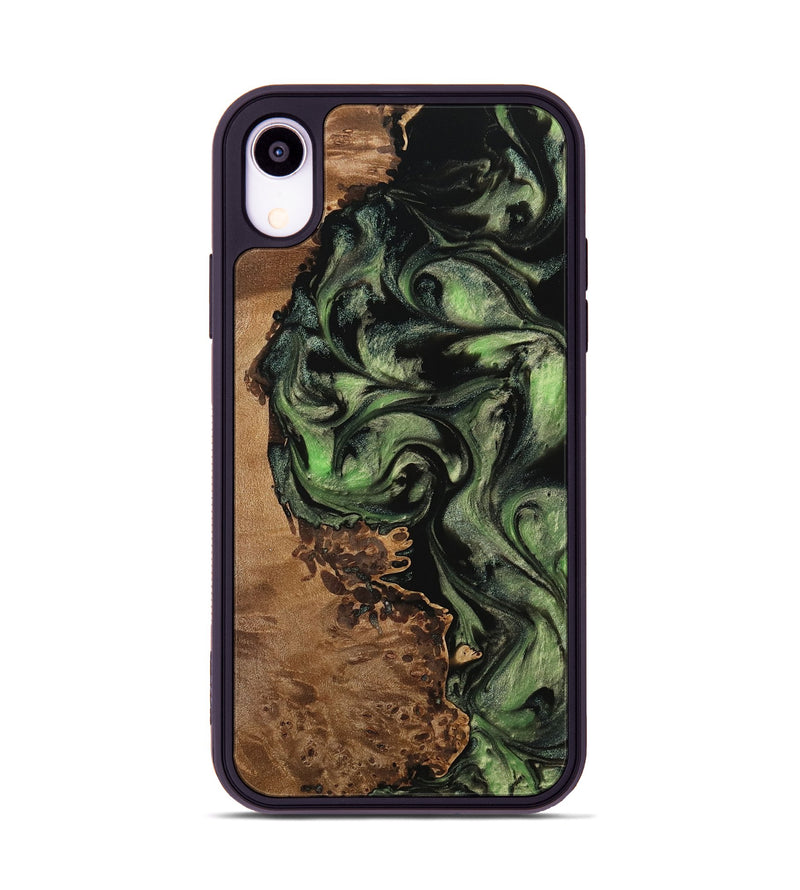 iPhone Xr Wood Phone Case - Pradi (Green, 742822)