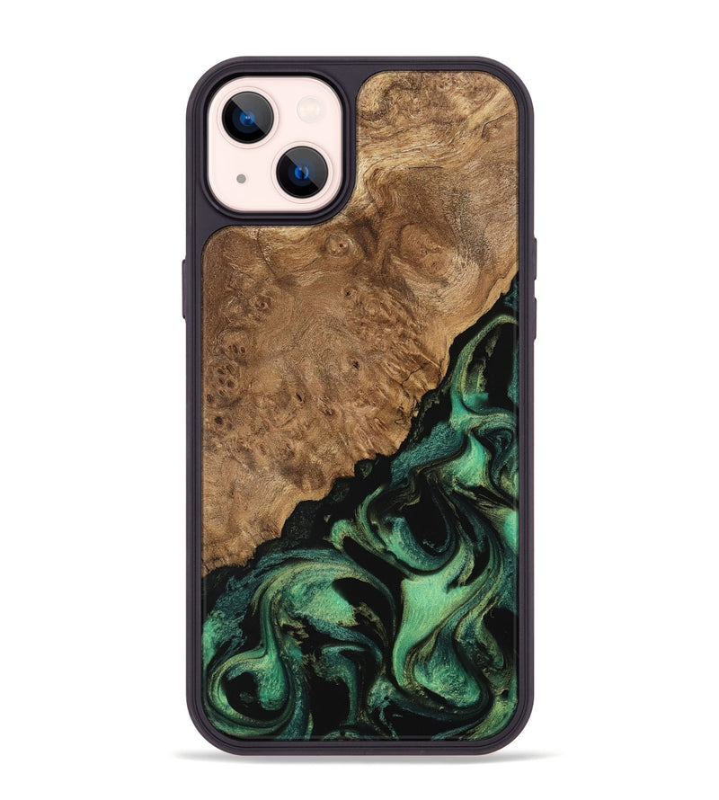 iPhone 14 Plus Wood Phone Case - Kimber (Green, 742825)