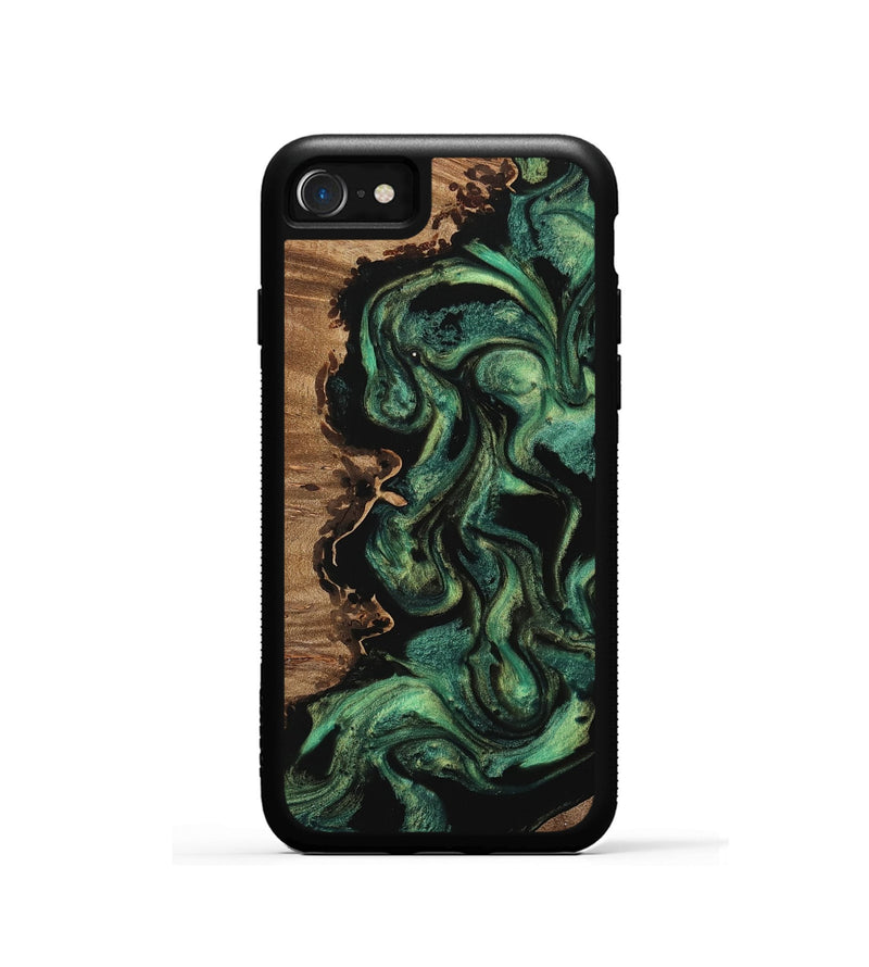 iPhone SE Wood Phone Case - Coretta (Green, 742827)