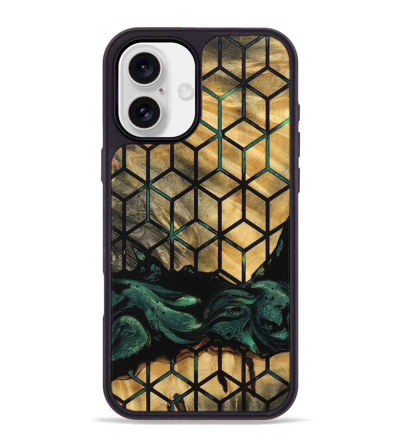 iPhone 16 Plus Wood Phone Case - Luvenia (Pattern, 742828)